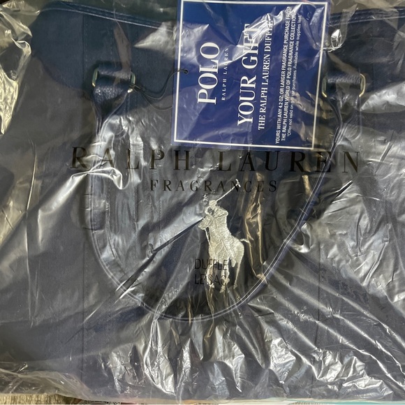 Ralph Lauren Bags Nwt Polo Ralph Lauren Blue Duffel Duffle Travel